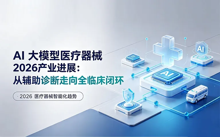 AI 大模型医疗器械2026产业进展：从辅助诊断走向全临床闭环