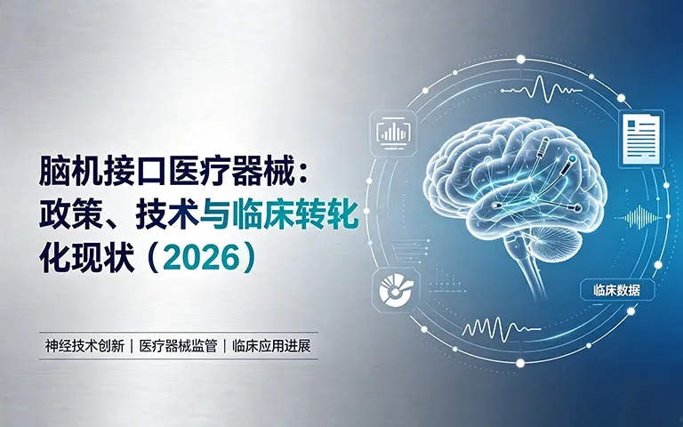 脑机接口医疗器械：政策、技术与临床转化现状（2026）